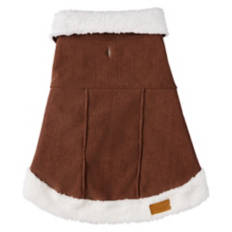 Pet Corduroy Vest - Brown, XL