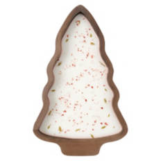 Holiday Wood Icon Tree Shaped Candle - Ambered Woodland