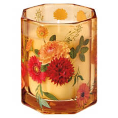 Floral Glass Scented Candle - Sunflowers