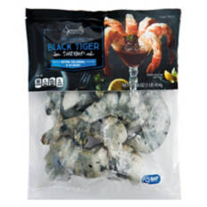Extra Colossal Raw Black Tiger Shrimp, 16 oz
