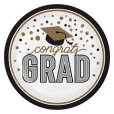 Graduation Party Plates, 20 pack