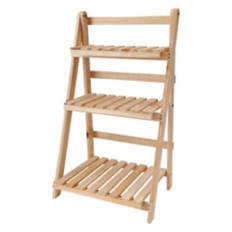 3-Tier Wooden Plant Shelf