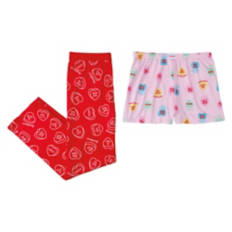 2 Pack Ladies Sweetheart Pajama Pants, XL