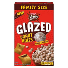 Family Size Frosted Flakes Glazed Donut Holes Cereal, 17 oz