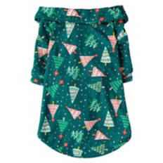 Holiday Pet Pajamas - Christmas Tree, S