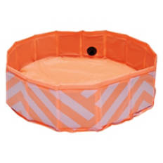 Collapsible Pet Pool - Coral Stripes