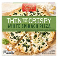 Thin & Crispy White Spinach Pizza, 13.70 oz