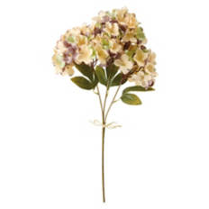 23" Tall Faux Floral Stem - Tri-Color Hydrangea