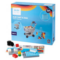 Kids 360 Piece Grocery Bag & Cart Blocks