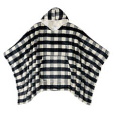 Adult Unisex Wearable Blanket - Checked, One size