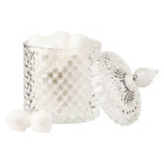 Crystal Jar with Cotton Balls, 50 count