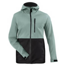 Men's Rain Jacket - Green, L