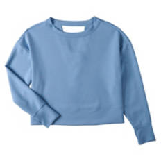 Ladies Premium Active Pullover - Blue, M