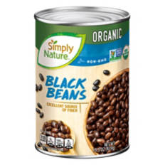 USDA  Organic Black Beans, 15 oz Can