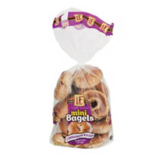 Cinnamon Raisin Mini Bagels, 18 oz