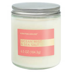 Single Wick Candle - Ocean Mist & Sea Salt, 6.5 oz