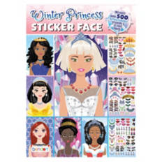 Christmas Wacky Face  Stickers - Winter Princess