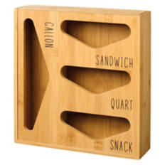 Bamboo Bag Organizer, Light Brown