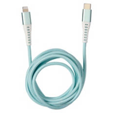 6 Feet Charging Cable - USB C to Lightning, Blue