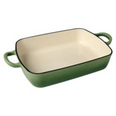 Cast Iron Roaster, Green