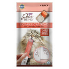 Salmon Puree Cat Lickable Treats, 4 count