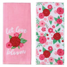 2 Pack Kitchen Towels - Floral
