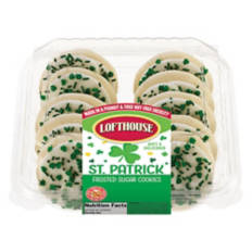 St. Patrick's Day Soft Frosted Sugar Cookie, 10 count