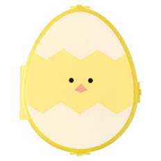 Yellow Egg Shaped Snackle Box