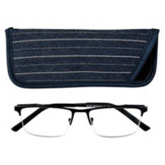 Premium Reading Glasses - Black/Clear, 2.5