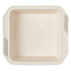 Reinforced Silicone Bakeware - Square Pan, Cream