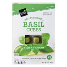 Pre-Portioned Basil Cubes, 24 count