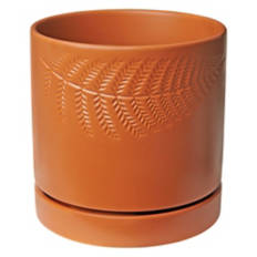 Decorative Ceramic Planter, Orange