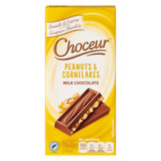 Milk Chocolate Bar with Peanuts and Cornflakes, 7.05 oz