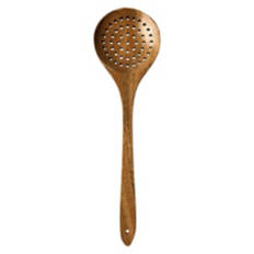 Acacia Wood Slotted Spoon