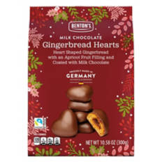 Milk Chocolate Gingerbread Hearts, 10.58 oz