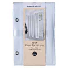 72" x 72" Shower Curtain Liner, Gray