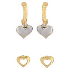2 Pack Valentines Jewelry - Huggie Heart