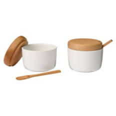 2 Pack Ceramic Spice Cellars