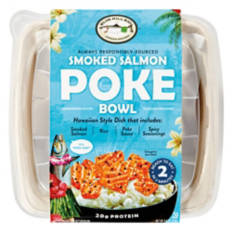 Hawaiian Style Smoked Salmon Poke Bowl, 8.8 oz