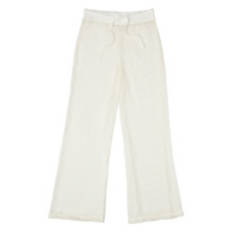 Ladies Beach Pants - White Mesh, S