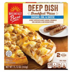 Deep Dish Sausage, Egg, & Cheese Breakfast Pizza, 2 Pack
