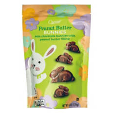 Milk Chocolate with Peanut Butter Bunnies, 6 oz