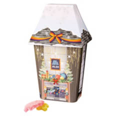 Aldi Tin Candy Filled House