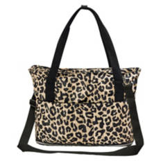 Foldable Tote, Leopard