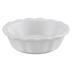 Mini Ceramic Baking Dish - Pie, White