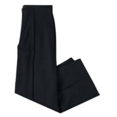 Ladies Wide Leg Ponte Pants - Black, L