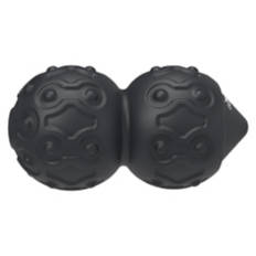 Peanut Shaped Electronic Massage Roller, Black