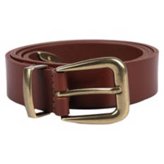 Ladies Genuine Leather Belt - Brown, M