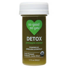 Pineapple Orange Detox Organic Cold-Pressed Probiotic Juice Shot