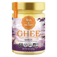 Garlic Clarified Butter Ghee, 9 oz